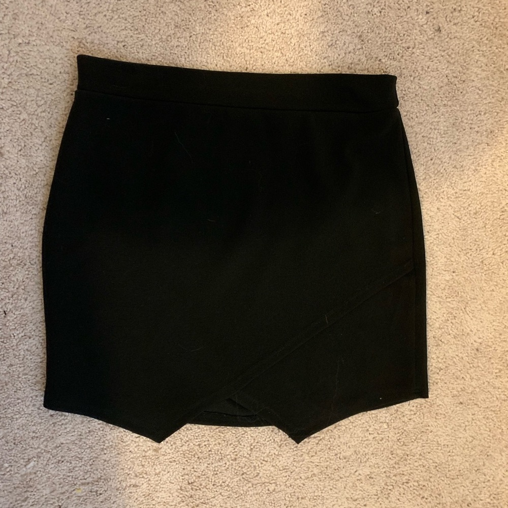 Black miniskirt